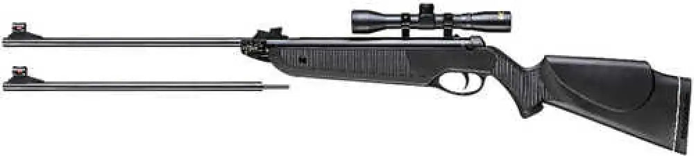 Beeman 1022 Black Club Spring Piston 1rd 177 22 Pellet Rec/barrel Synthetic Stock Includes 4x32mm Scope Mo