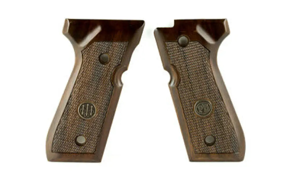 Beretta Grips 92 96fs Wood Chkrd Buy at Faith and Freedom Outdoors - Grips