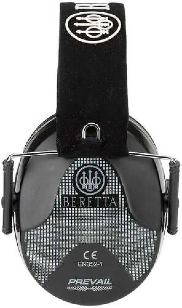 Beretta Usa Cf1000000209ss Safety Pro Muff 25 Db Black Ear Cups with Headband & White Accents - Cf1000000209ss