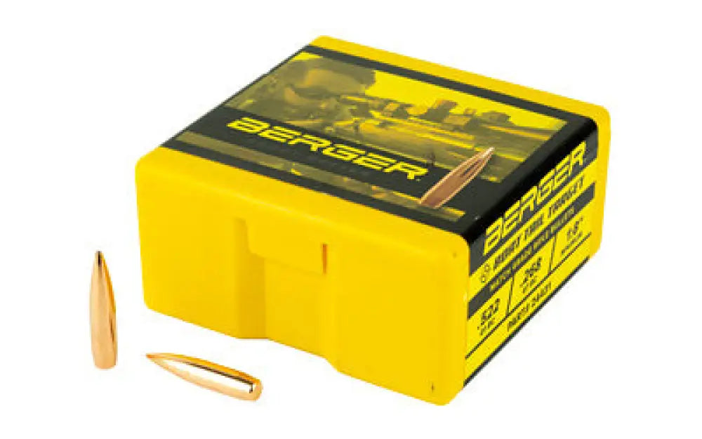Berger.243 108g Trgt Bt 100ct Buy at Faith and Freedom Outdoors - Bullets - Boat Tail Target