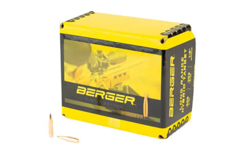 Berger.243/6mm 109g Hbrd Trgt 500ct Buy at Faith and Freedom Outdoors - Bullets - Hybrid Target