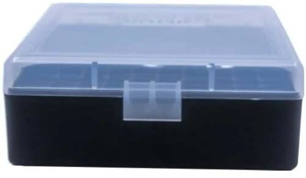 Berrys 15382 003 Ammo Box.38/.357 100 Rd Plastic Clear/black