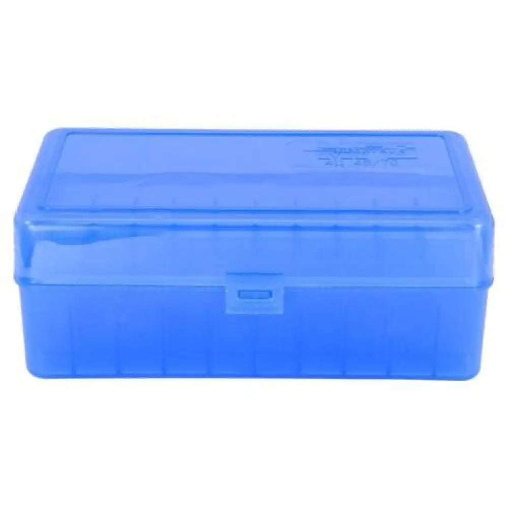 Berry’s Mfg Ammo Boxes 411 Blue Flip Top Box Holds 50 Rounds -.45/70 Govt Buy at Faith and Freedom Outdoors