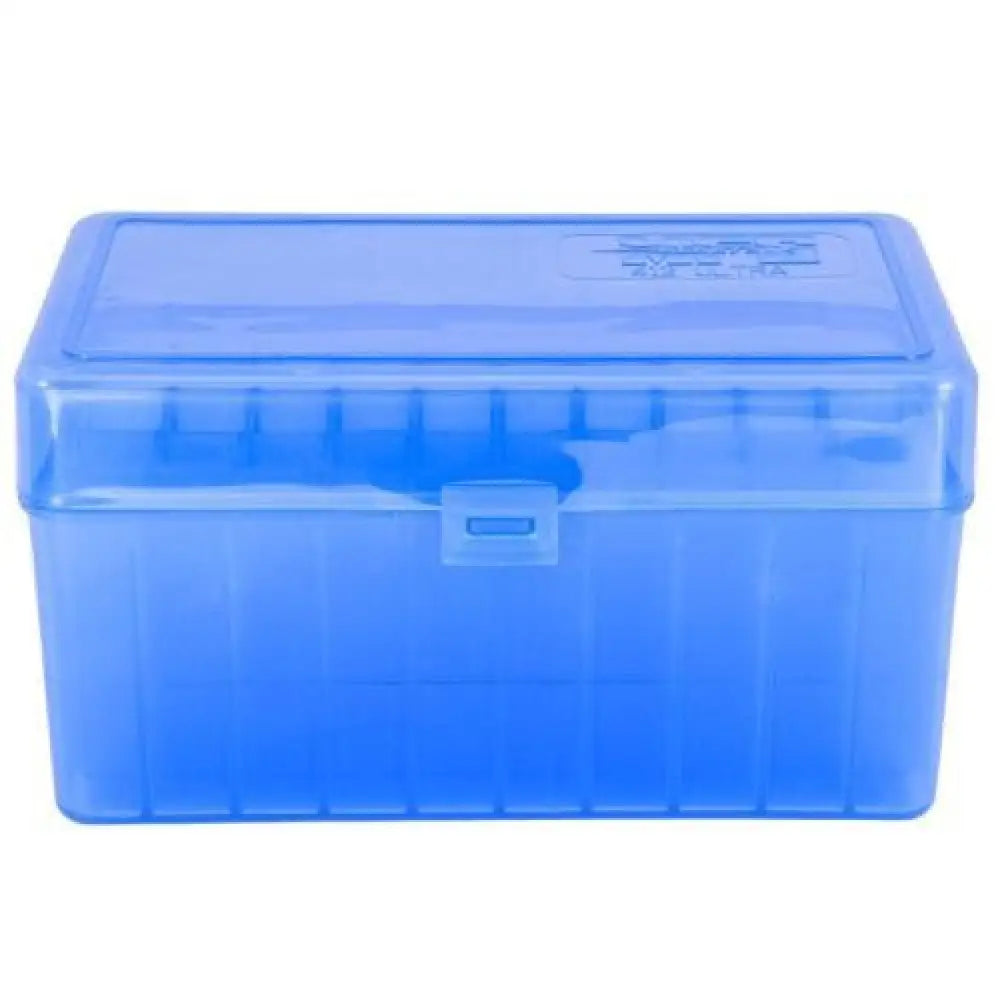 Berry’s Mfg Ammo Boxes 412 Blue Flip Top Box Holds 50 Rounds -.300 Ultra Buy at Faith and Freedom Outdoors