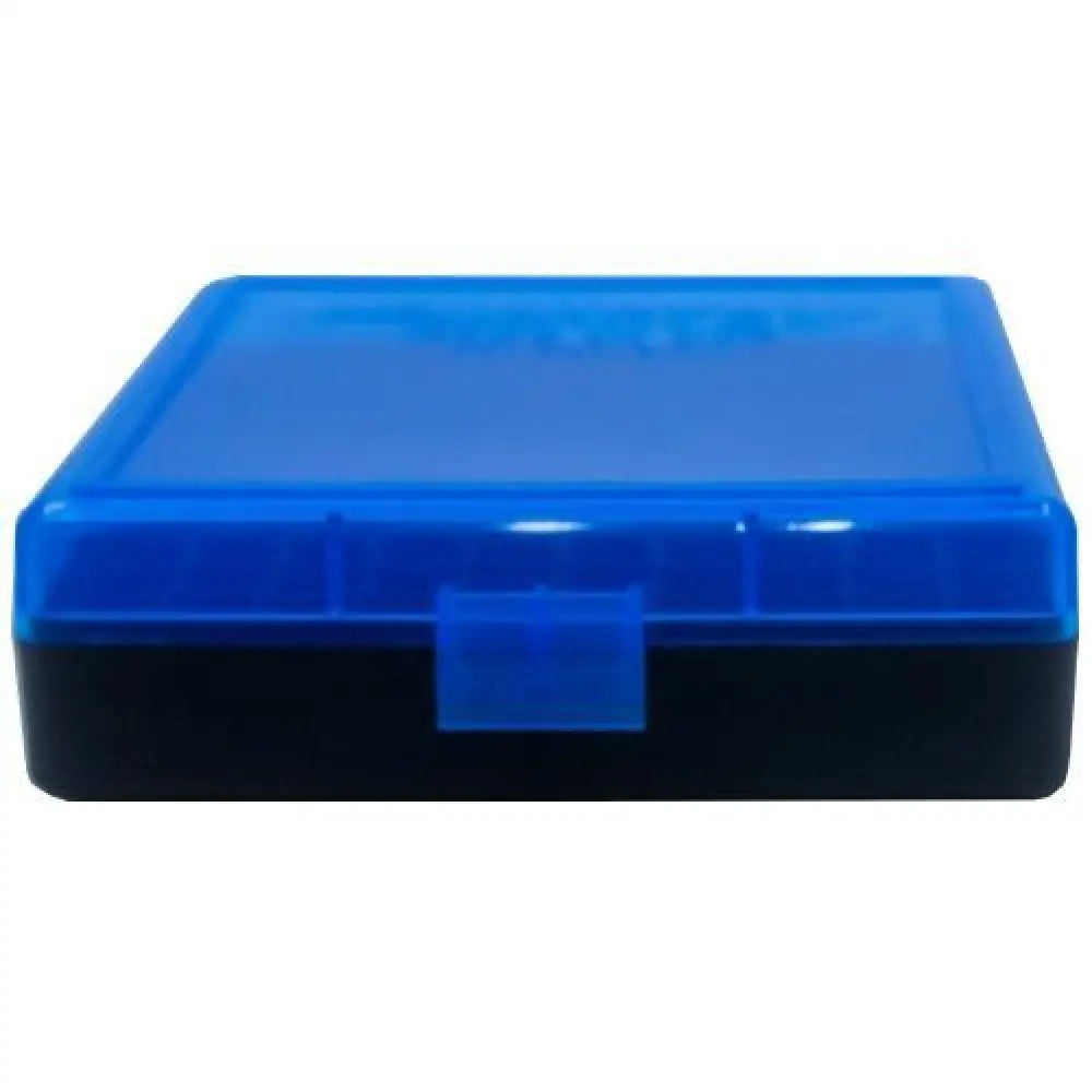 Berry’s Mfg Ammo Boxes Box #001 -.380 Cal/9mm 100/rd Blue/black Buy at Faith and Freedom Outdoors