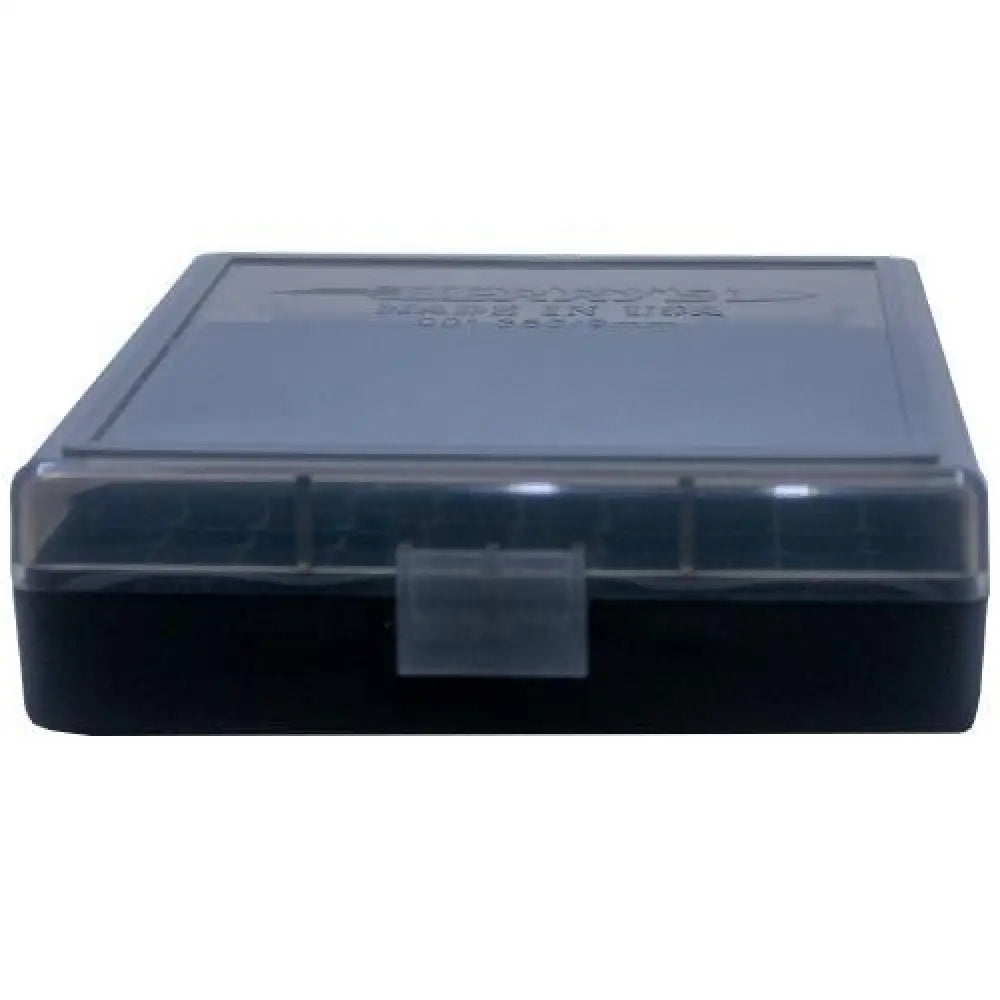 Berry’s Mfg Ammo Boxes Box #001 -.380 Cal/9mm 100/rd Smoke/black Buy at Faith and Freedom Outdoors