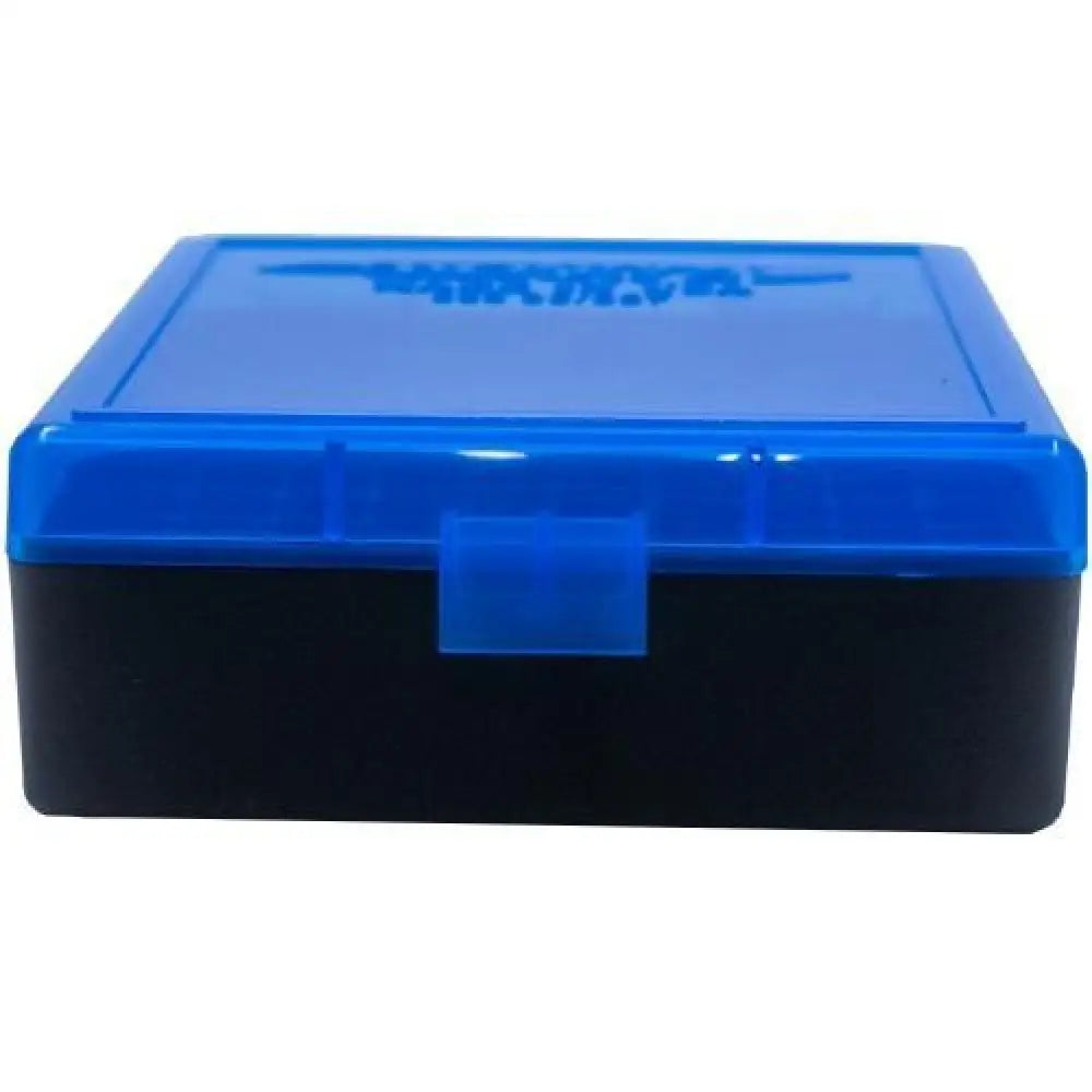 Berry’s Mfg Ammo Boxes Box #003 -.38/.357 Cal 100/rd Blue/black Buy at Faith and Freedom Outdoors
