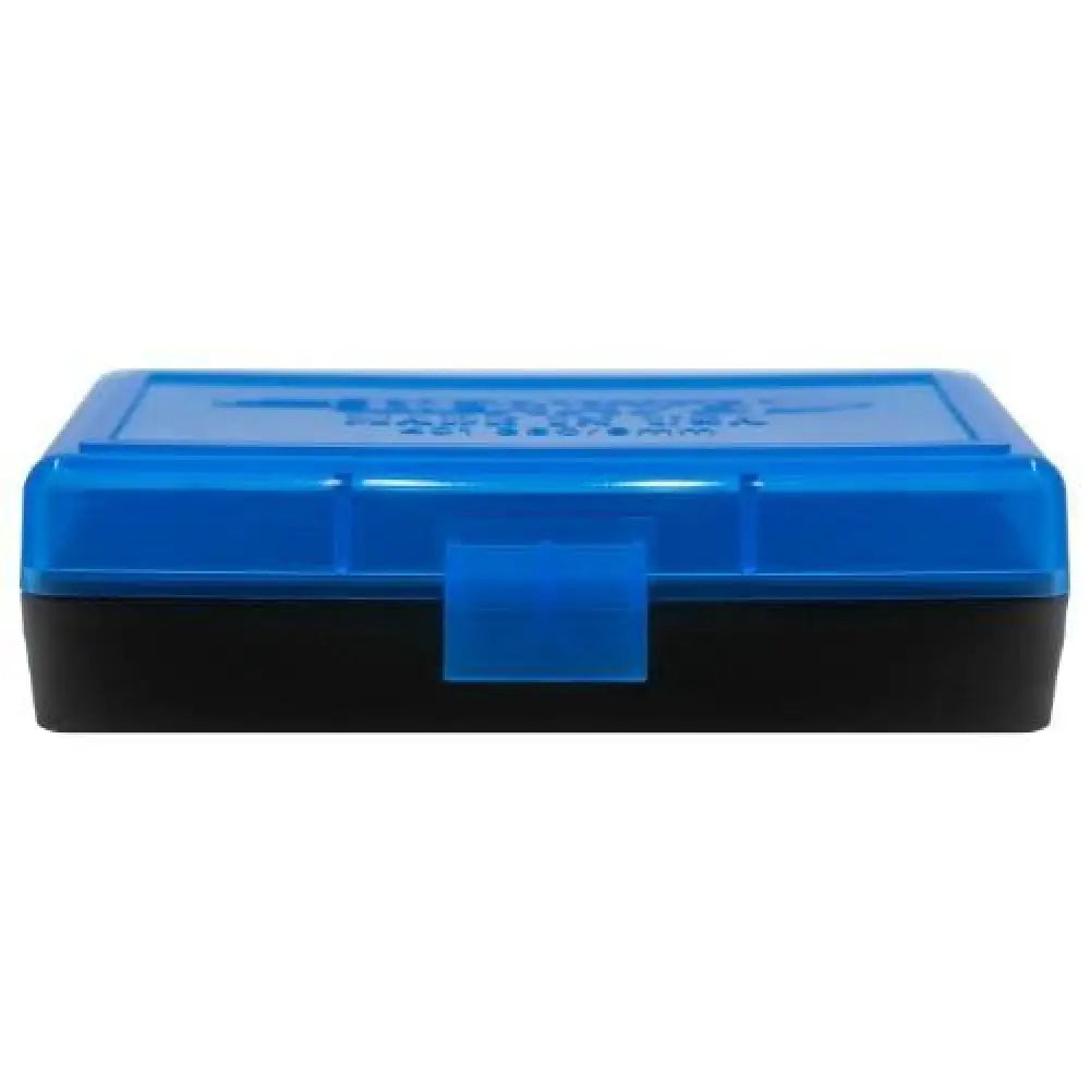 Berry’s Mfg Ammo Boxes Box #401 -.380 Cal/9mm 50/rd Blue/black Buy at Faith and Freedom Outdoors