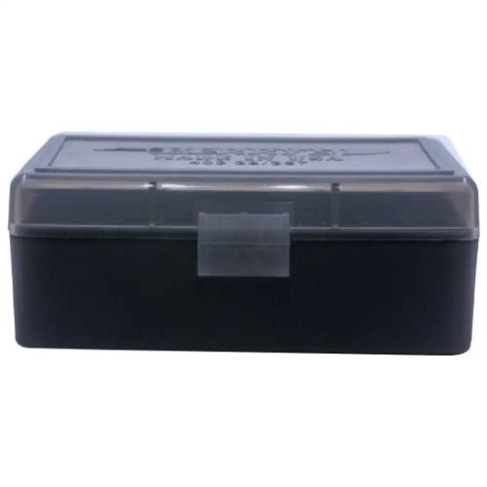 Berry’s Mfg Ammo Boxes Box #403 -.38 Cal/.357 50/rd Smoke/black Buy at Faith and Freedom Outdoors