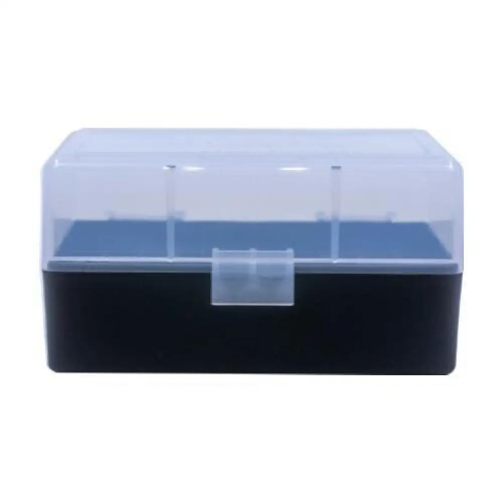 Berry’s Mfg Ammo Boxes Box #405 - 223 Rem./5.56mm 50/rd Clear/black Buy at Faith and Freedom Outdoors