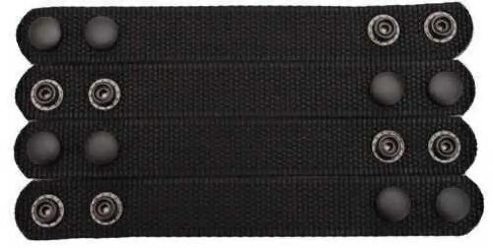 Bianchi 6406 Ranger Belt Keepers (4 Pack) Black Velcro 15634