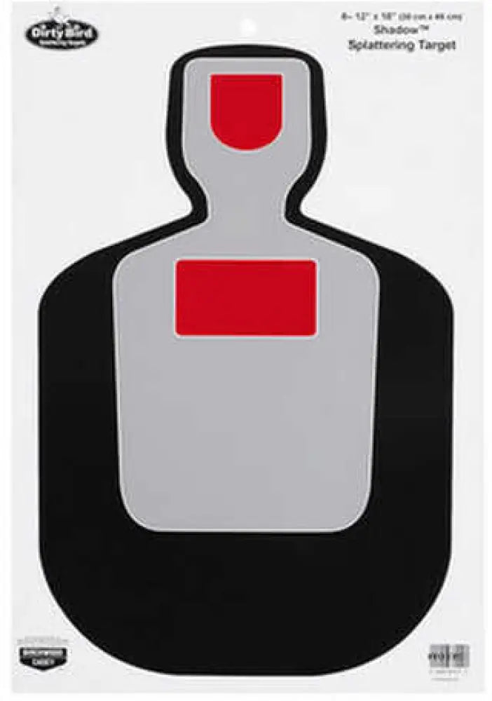 Birchwood Casey Dirty Bird Bc19 Silhouette 12x18 Target Per 100 35712