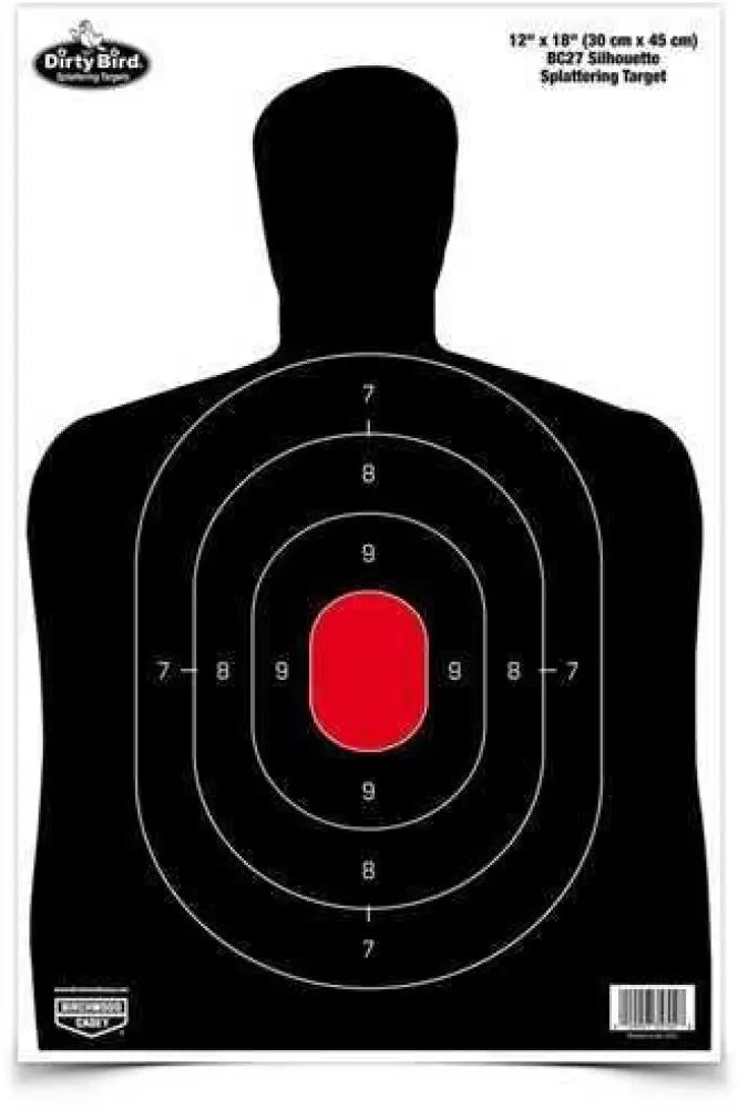 Birchwood Casey Dirty Bird Bc27 Silhouette 12’’ x 18’’ Target (per 50) Md: 35709