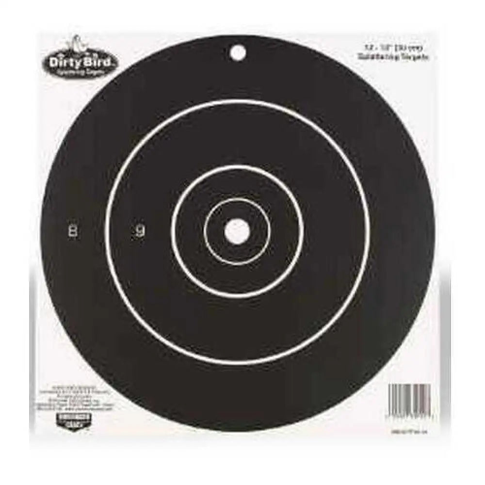 Birchwood Casey Dirty Bird Paper Targets 12’’ Round (12 Pack) 35012