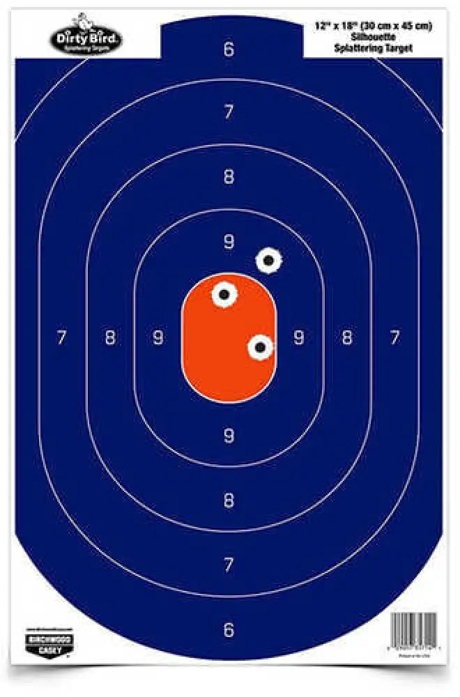 Birchwood Casey Dirty Bird Silhouette Target Tagboard 12’’ x 18’’ 100 Per Pkg - 35714