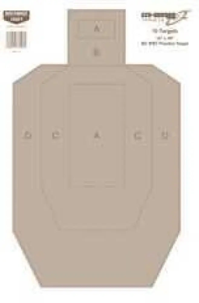 Birchwood Casey Eze-score Ipsc Practice 12’’ x 18’’ (per 10) 37206