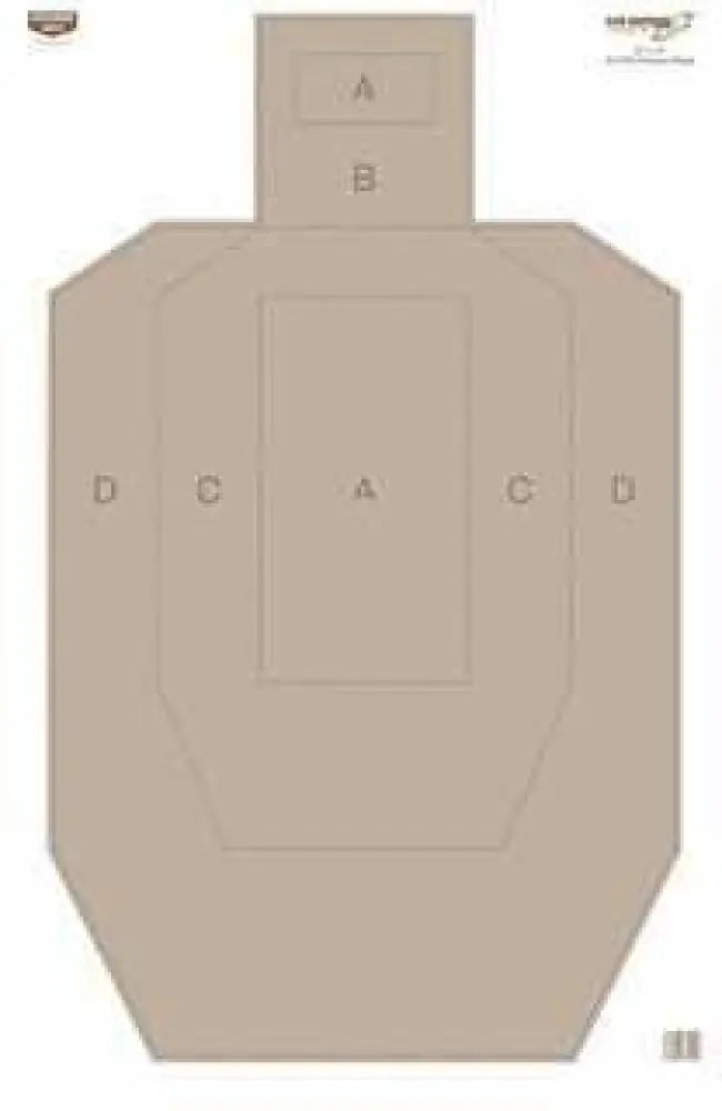 Birchwood Casey Eze-scorer Ipsc Practice 23’’ x 35’’ Per 5 Md: 37029
