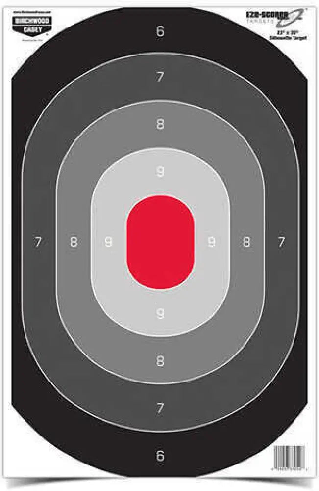 Birchwood Casey Eze-scorer Oval Silhoutte Target 23’’ x 35’’ Pack of 100 Md: 37054