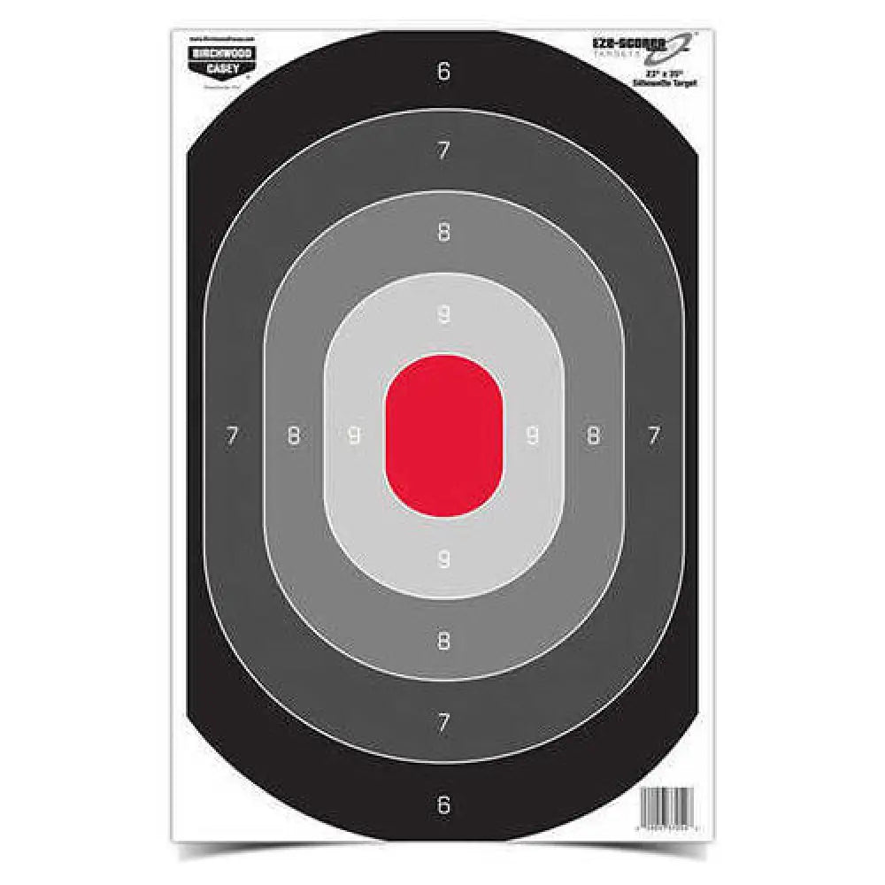 Birchwood Casey Eze-scorer Oval Silhoutte Target 23’’ x 35’’ Per 5 Md: 37053