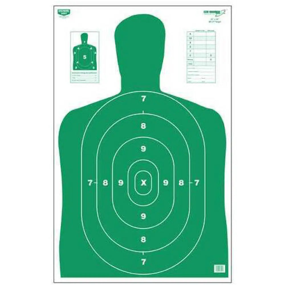 Birchwood Casey Eze-scorer Silhouette Green 23’’ x 35’’ (per 100) 37017