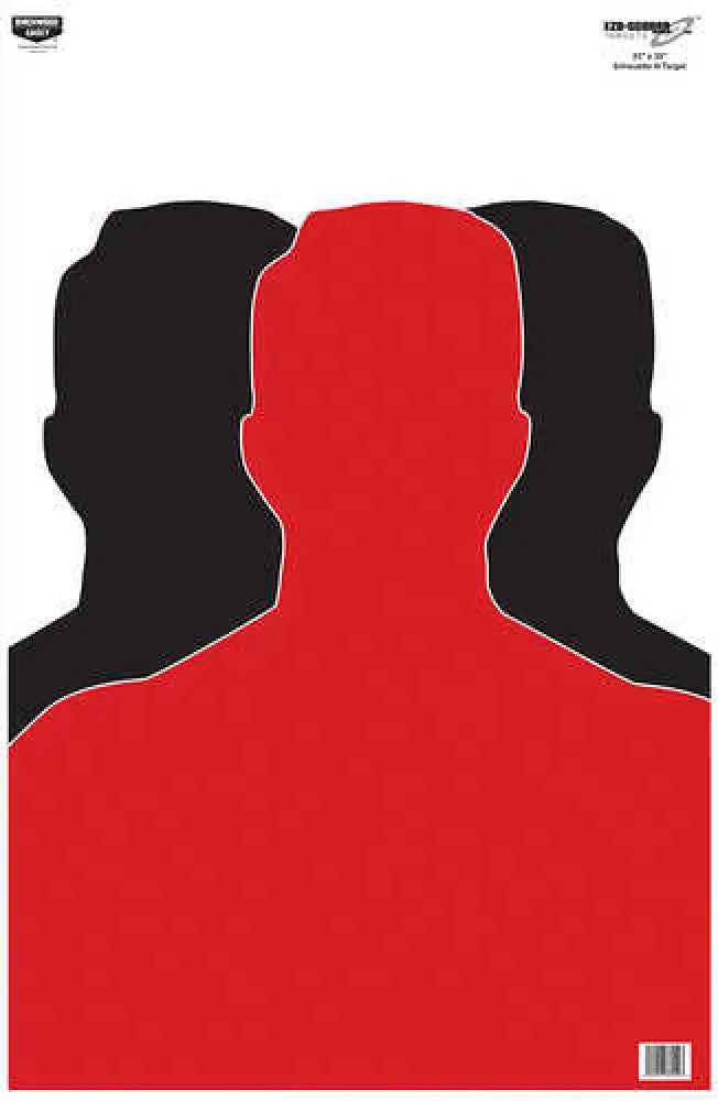 Birchwood Casey Eze-scorer Silhouette Iii Paper Target 23’’ x 35’’ 100 Per Pkg - Bc-37042