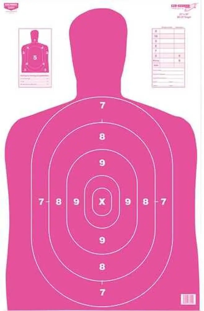Birchwood Casey Eze-scorer Target Bc-27 Pink 23x35 In. 100 Pk. Model: Bc-37040