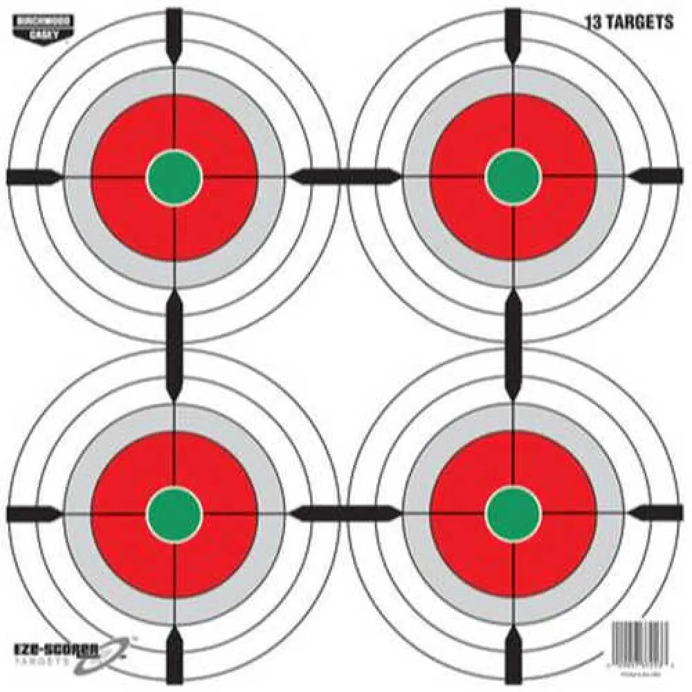 Birchwood Casey Eze-scorer Training Target 12’’ Multiple Bull’s-eye Pack of 13 Md: 37253