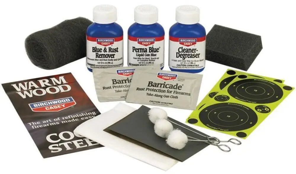 Birchwood Casey Gun Bluing|gun Cleaning Kits Perma Blue Liquid Finishing Kit Buy at Faith and Freedom Outdoors