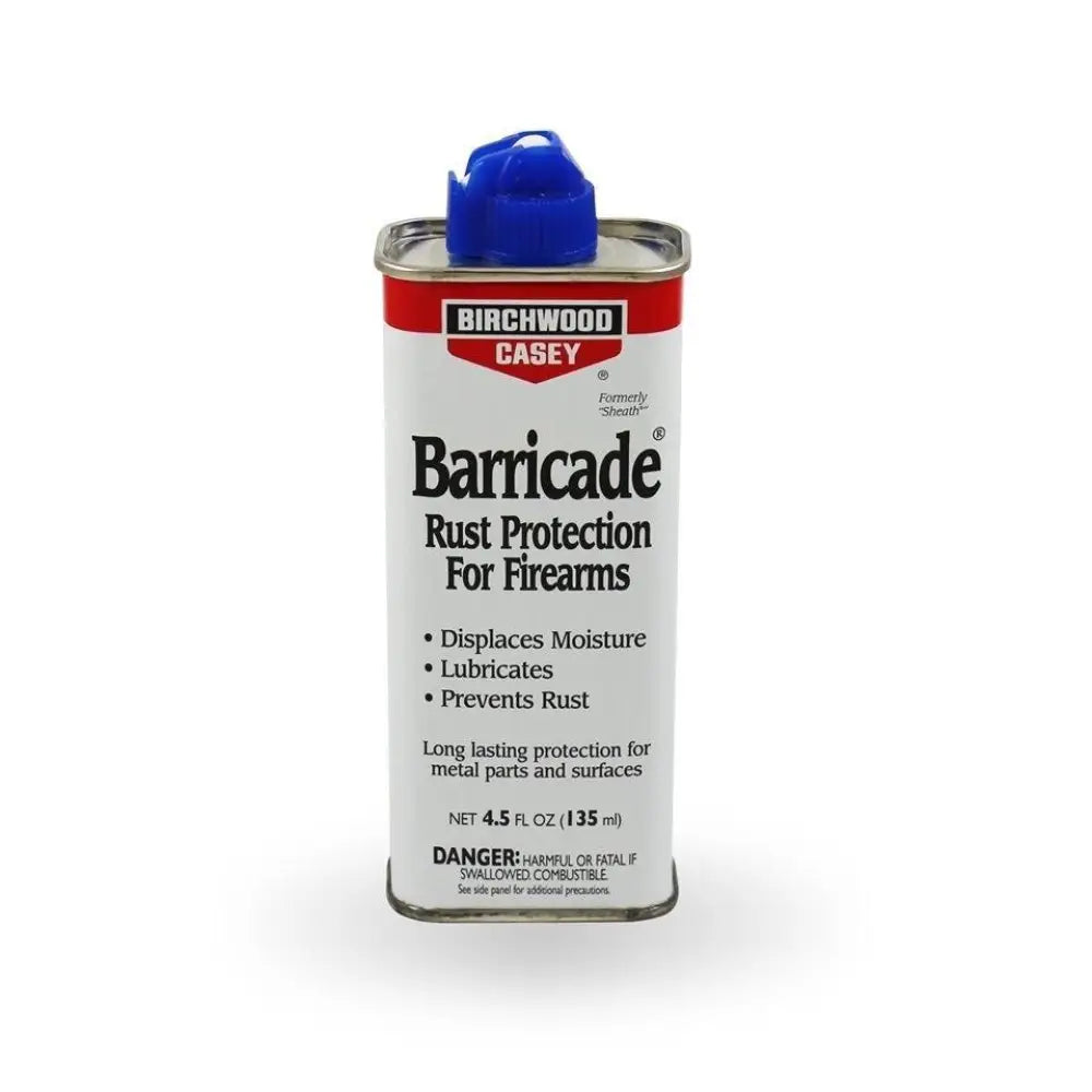 Birchwood Casey Gun Oils & Cleaning Solvents Barricade Rust Protection - 4.5 Oz Spout can Buy at Faith and Freedom