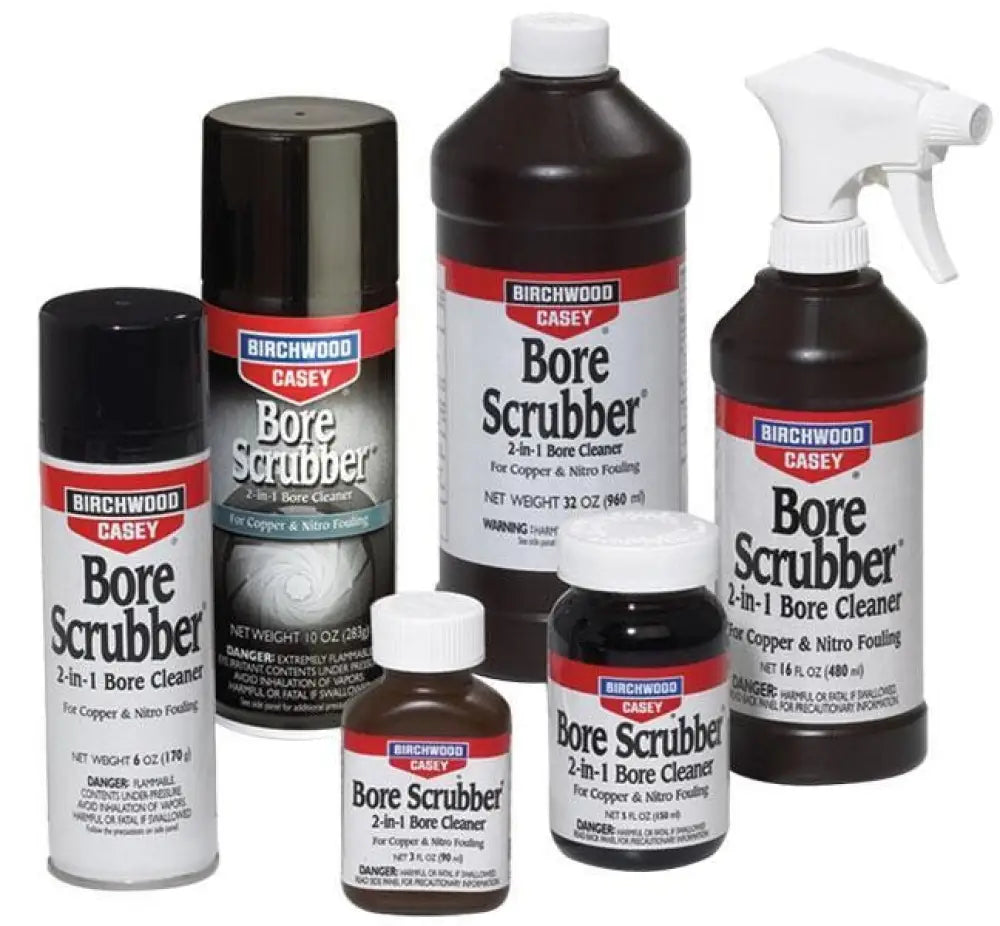 Birchwood Casey Gun Oils & Cleaning Solvents Bore Scrubber 2-in-1 Cleaner - 10 Oz Buy at Faith and Freedom Outdoors
