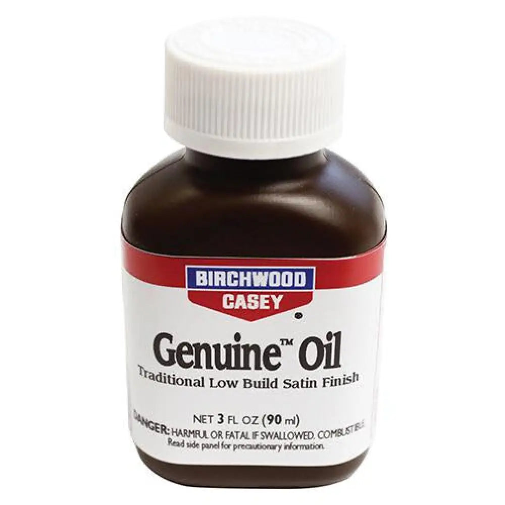 Birchwood Casey Gun Oils & Cleaning Solvents Genuine Oil Stock Finish 3oz Buy at Faith and Freedom Outdoors