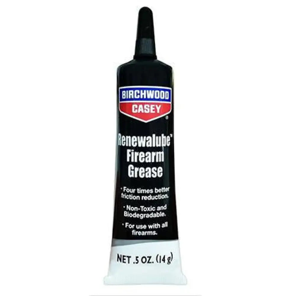 Birchwood Casey Gun Oils & Cleaning Solvents Renewalube Bio Firearm Grease 050 Ounce Tube Buy at Faith and Freedom