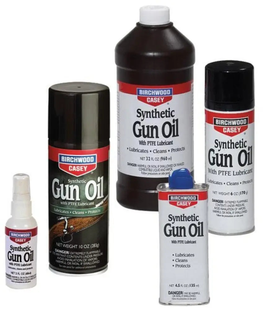 Birchwood Casey Gun Oils & Cleaning Solvents Synthetic Oil - 6 Oz. Aerosol Buy at Faith and Freedom Outdoors