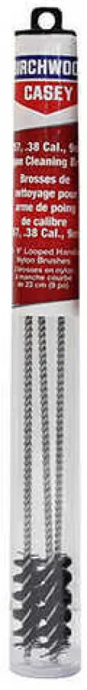 Birchwood Casey Handgun Looped Cleaning Brushes 9 Mm.380.38/.357 Calibers Package of 3 - 41210