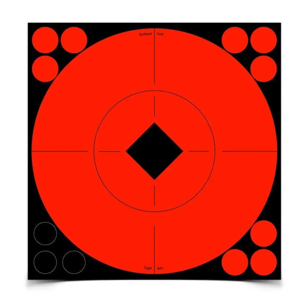 Birchwood Casey Paper Targets Adhesive Target Spots 8’’ 8/ct Buy at Faith and Freedom Outdoors