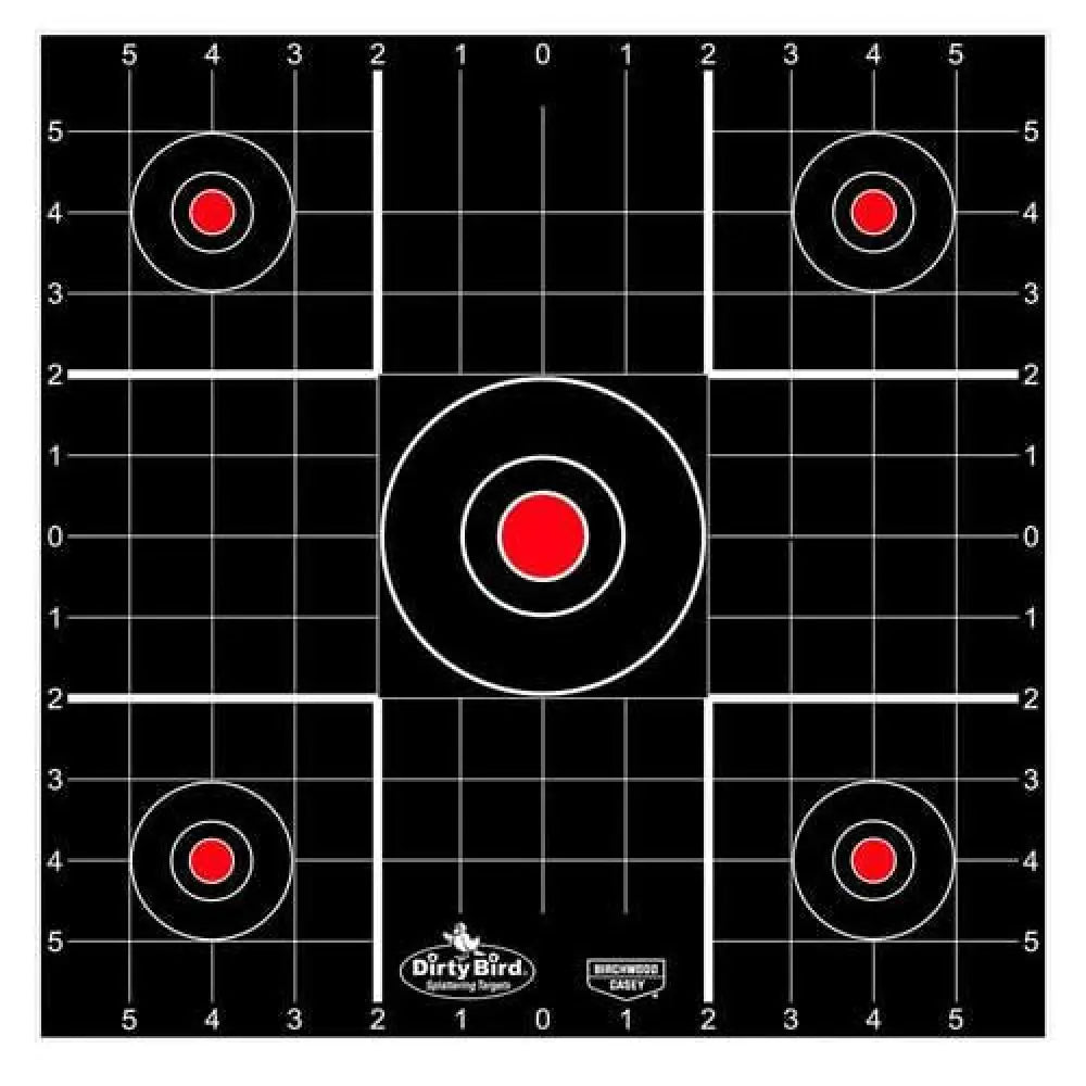 Birchwood Casey Paper Targets Dirty Bird 12’’ Sight-in 100/ct Buy at Faith and Freedom Outdoors