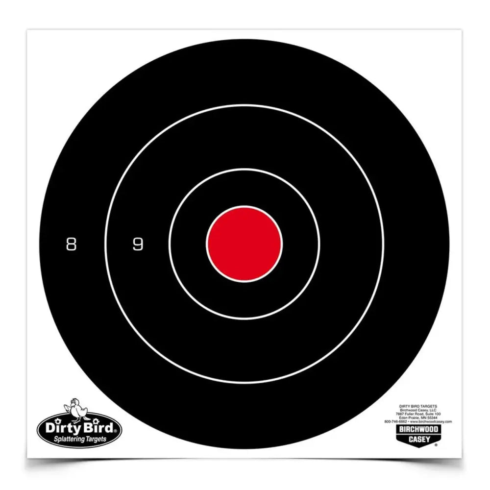 Birchwood Casey Paper Targets Dirty Bird 8’’ Bull’s-eye Target 200/ct Buy at Faith and Freedom Outdoors