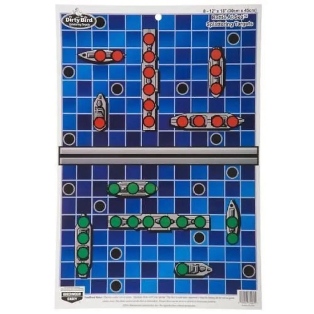 Birchwood Casey Paper Targets Dirty Bird Battle at Sea Game Target - 12’’ x 18’’ 8/pack Buy at Faith and Freedom