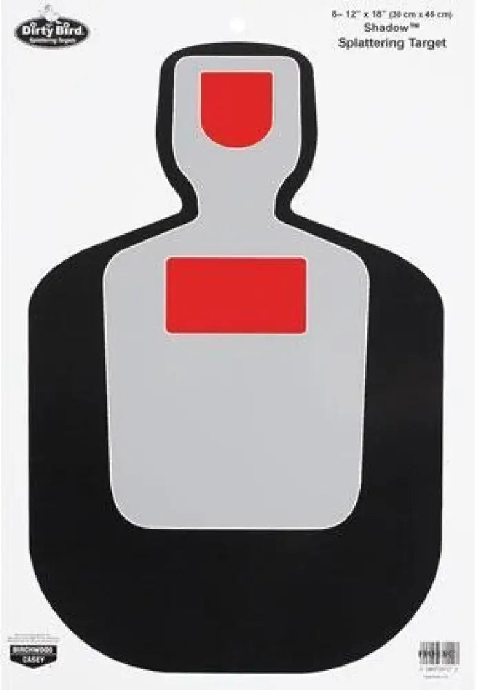 Birchwood Casey Paper Targets Dirty Bird Bc19 Shadow Splattering Target 8/pack Buy at Faith and Freedom Outdoors