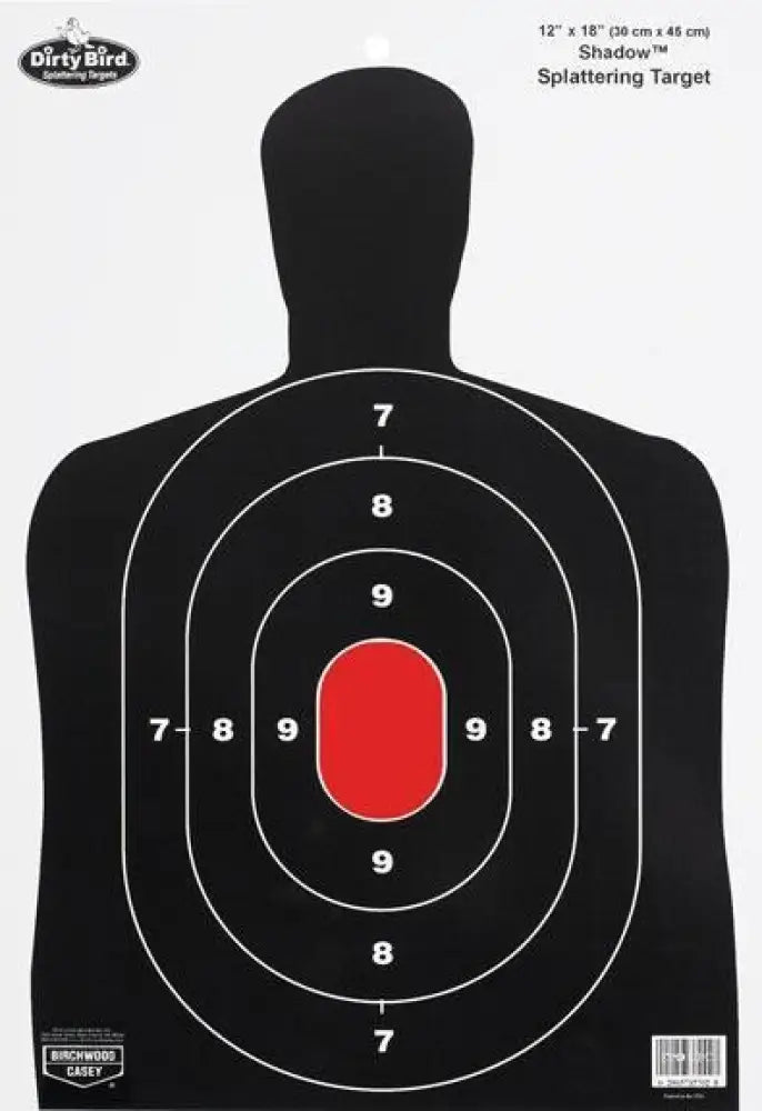 Birchwood Casey Paper Targets Dirty Bird Bc27 Shadow Target 8/pack Buy at Faith and Freedom Outdoors