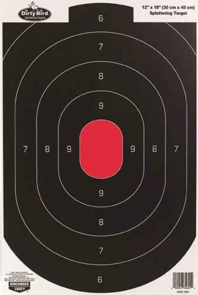 Birchwood Casey Paper Targets Dirty Bird Sileft Handouette Target Buy at Faith and Freedom Outdoors