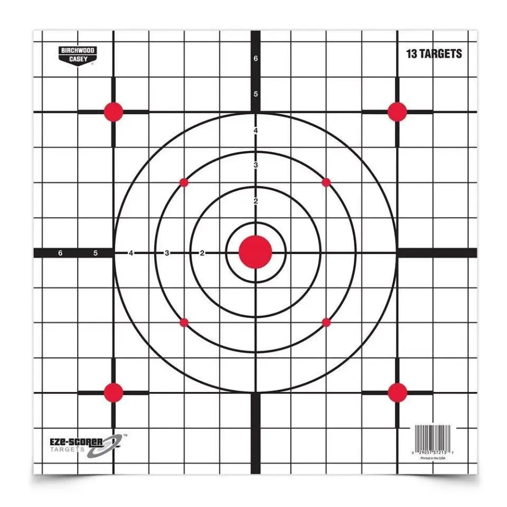 Birchwood Casey Paper Targets Eze-scorer 12’’ Sight-in (13-pack) Buy at Faith and Freedom Outdoors