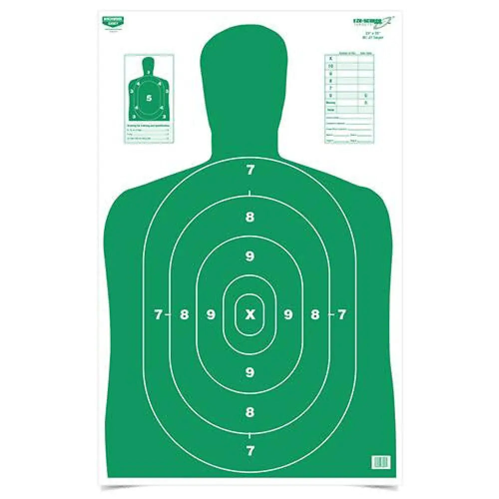 Birchwood Casey Paper Targets Eze-scorer 23’’ x 35’’ Bc27 Green 100/ct Buy at Faith and Freedom Outdoors