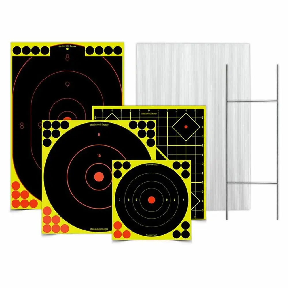 Birchwood Casey Paper Targets Sharpshooter Stand & Target Kit - 4 54 Pasters Buy at Faith and Freedom Outdoors