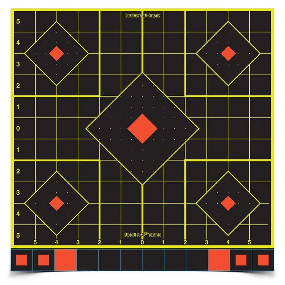 Birchwood Casey Paper Targets Shoot-n-c 12’’ Sight-in Target - 5/ct Buy at Faith and Freedom Outdoors