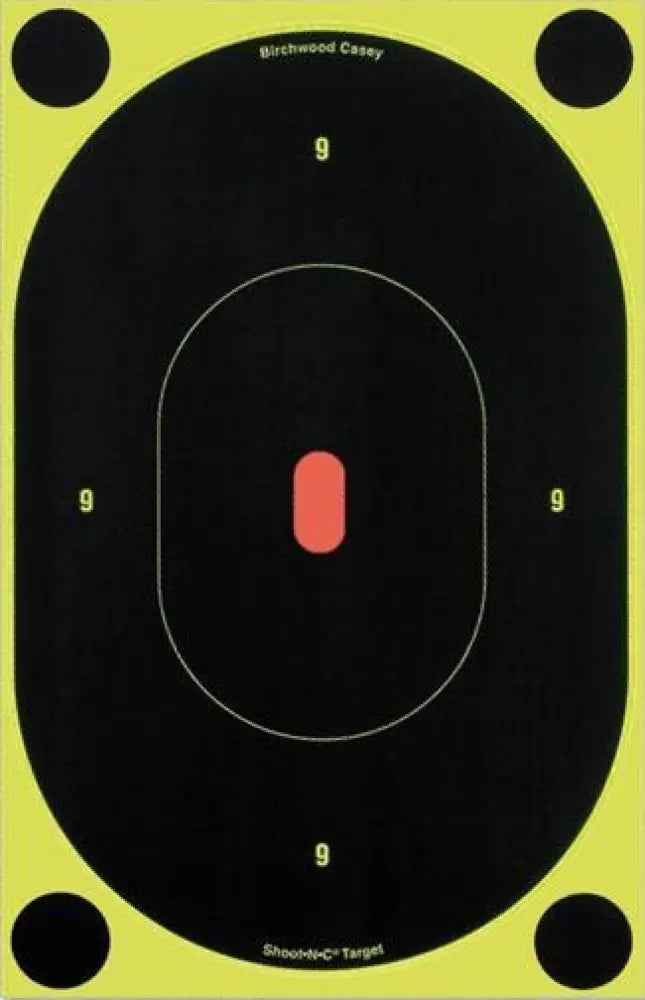 Birchwood Casey Paper Targets Shoot-n-c 7’’ Sileft Handouette Target Buy at Faith and Freedom Outdoors