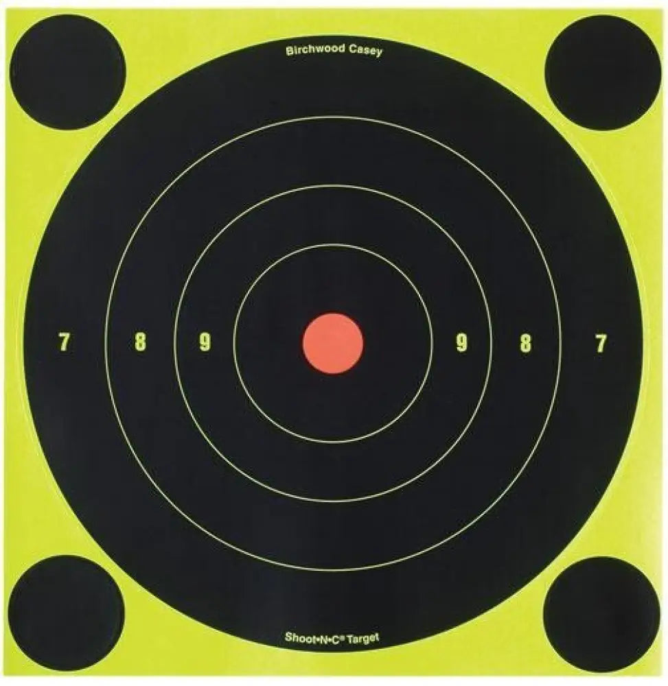 Birchwood Casey Paper Targets Shoot-n-c 8’’ Bull’s Eye Buy at Faith and Freedom Outdoors