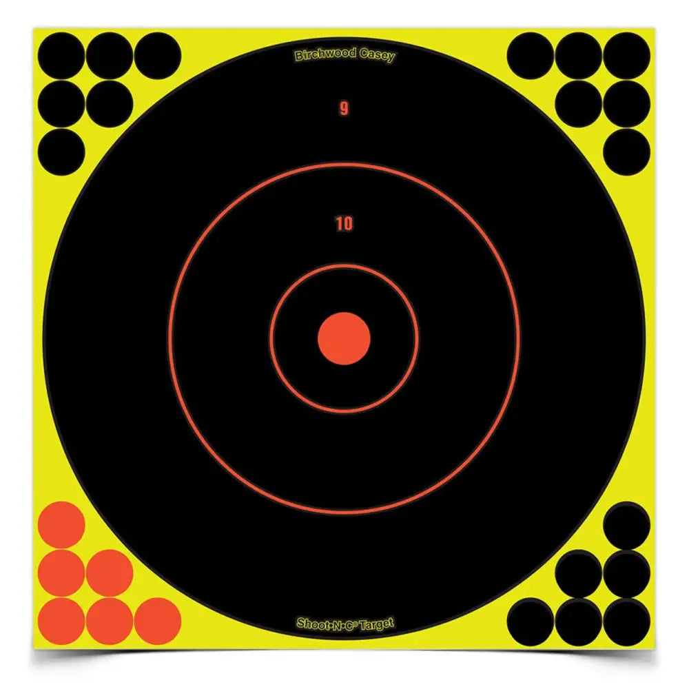 Birchwood Casey Paper Targets Shoot-n-c Bull’s Eye 12’’ 500/ct Buy at Faith and Freedom Outdoors