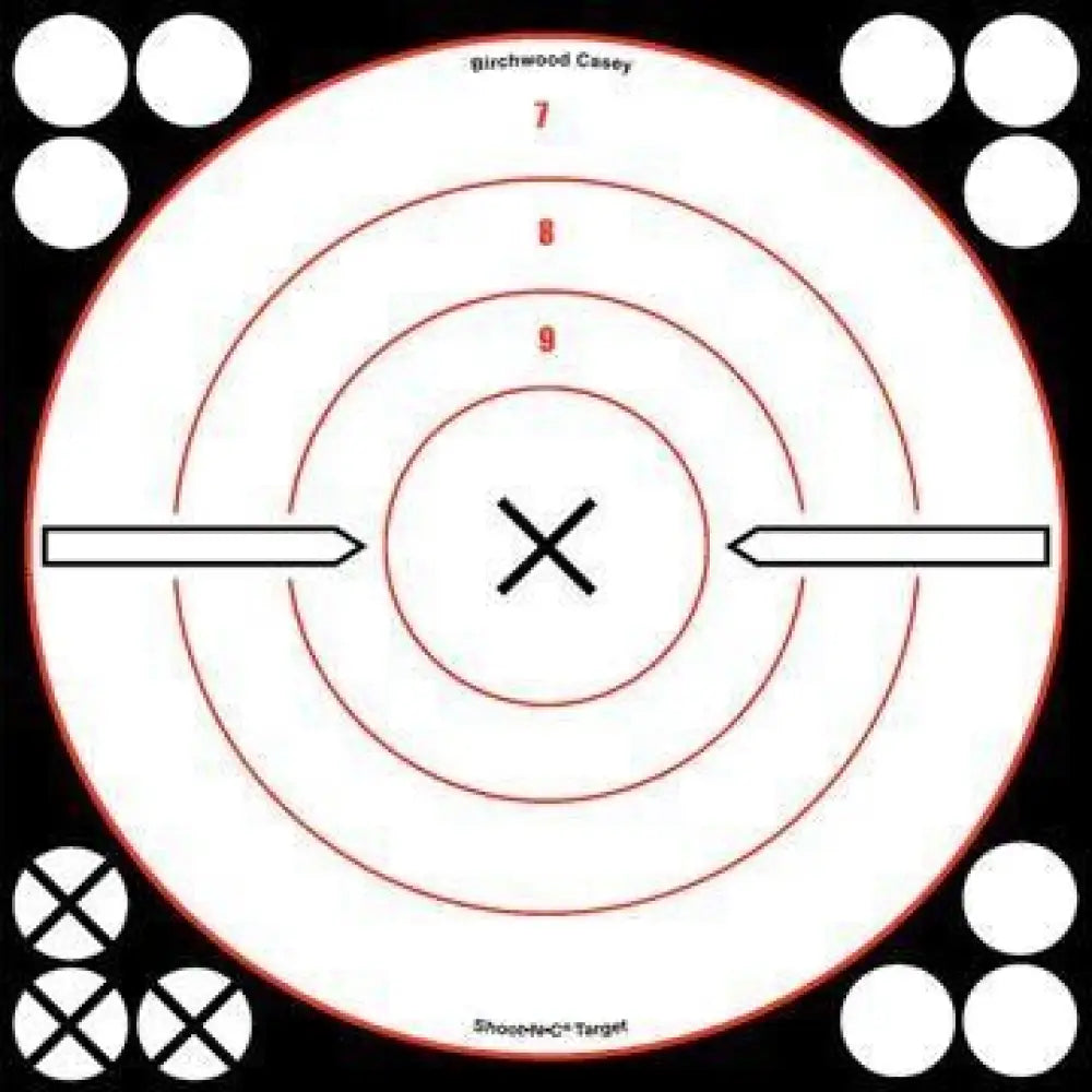 Birchwood Casey Paper Targets Shoot-n-c White/black Bull’s-eye ?X’ Buy at Faith and Freedom Outdoors