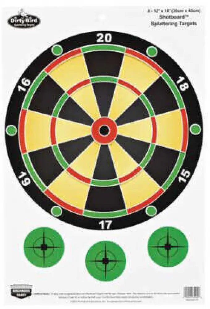 Birchwood Casey Pregame Targets Shotboard 12’’ x 18’’ -(per 100) 35583